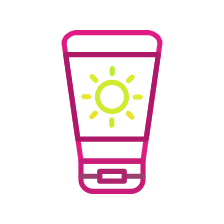 sunscreen icon tattoo for her