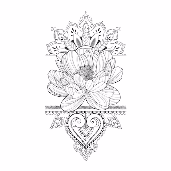 Sacred Lotus Heart Mandala thumbnail