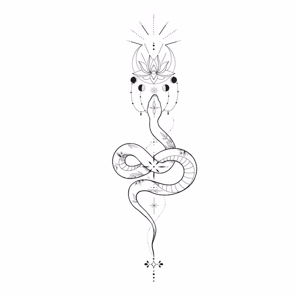 Sacred Snake and Lotus thumbnail